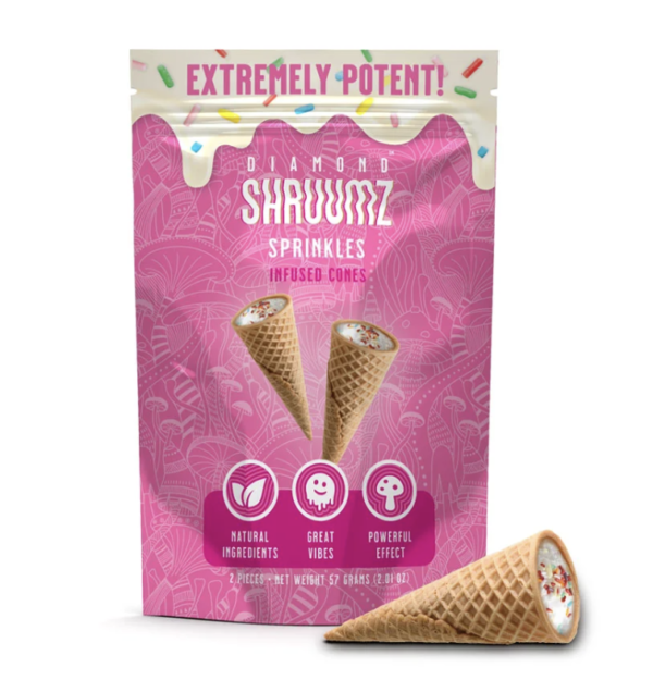 Diamond Shruumz Sprinkles Cones